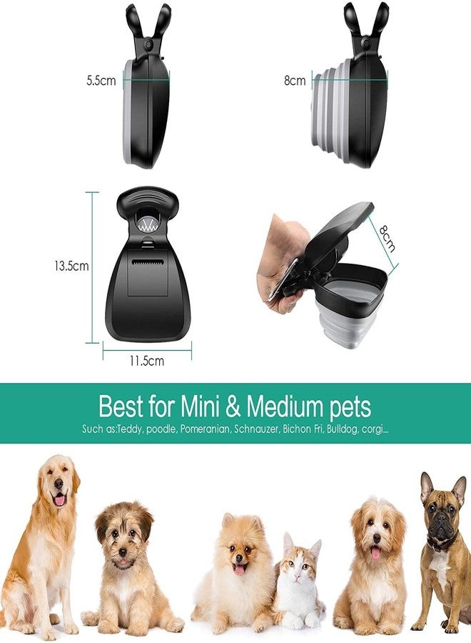 KsPups Poop Scooper, New Version Portable Dog Poop Scooper Dog Waste Cleaner, Sanitary Dog Waste Pick Up, Pet Pooper Scooper with Bag Dispenser (Pack of One, Color As Vary) - Image 3